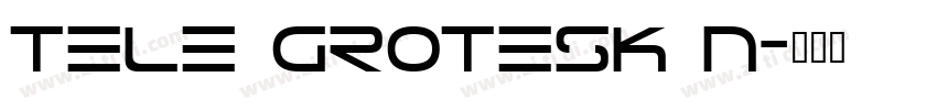 Tele Grotesk n字体转换